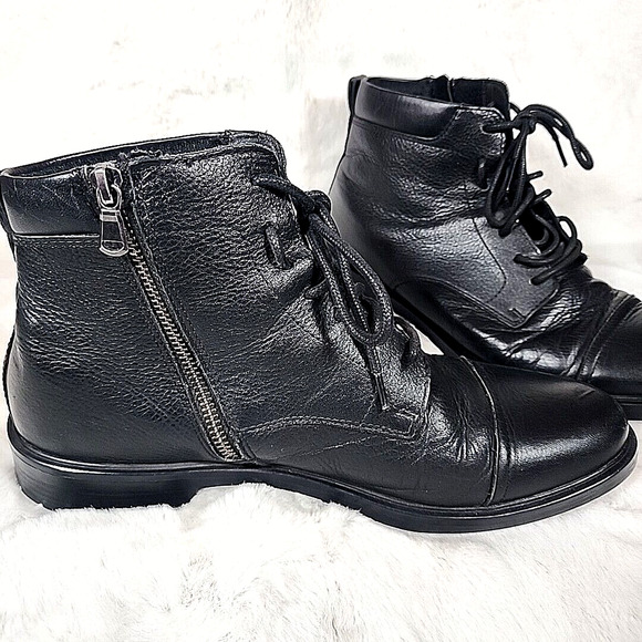 Geox Men's U Terence C Classic Boot Black Size 9 - Picture 1 of 8